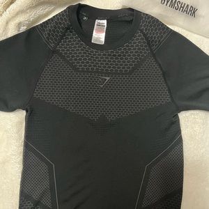 Rare Black Gymshark Onyx V4 Shirt